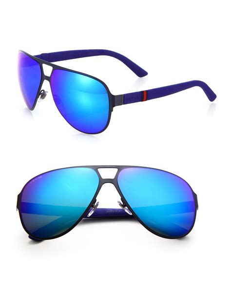 LUXURY BLUE SUNGLASSES FOR MEN 